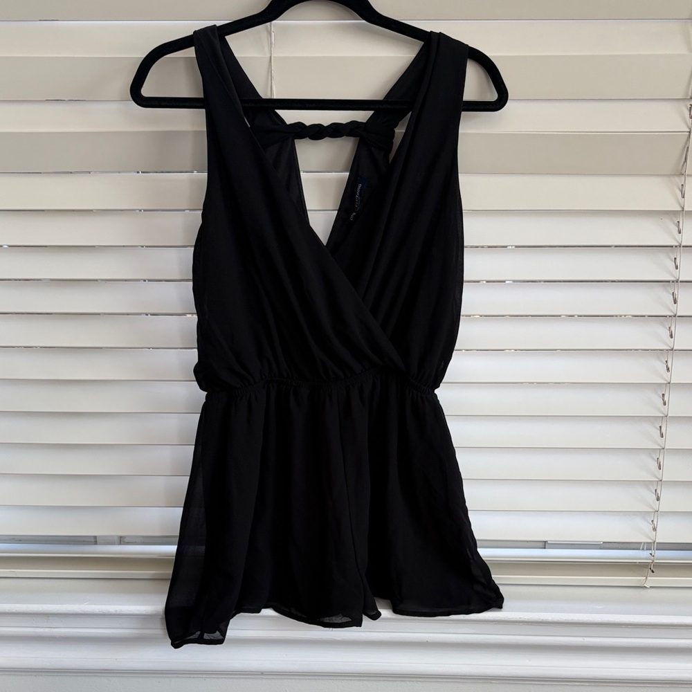 Black romper size medium